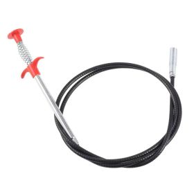 60cm Pipe Grabber, New Flexible Grabber Claw Pick Up Reacher Tool With 4 Claws Bendable Hose Pickup Reaching Assist Tool For Litter Pick, Sink, D (Option: Black)